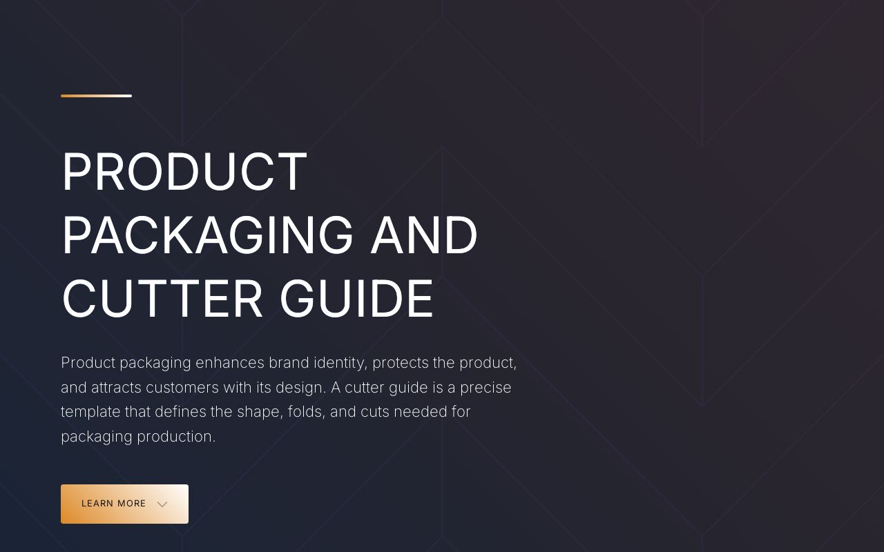 Cutter Guide Production Product Packaging and it cutterguide